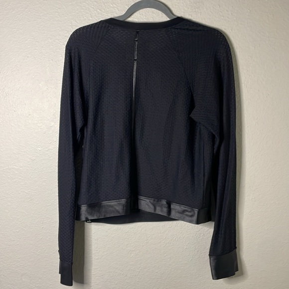 KORAL- Sofia Netz Pullover Black Workout Running Gym Long Sleeve Top Training - Picture 4 of 9